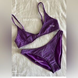 Triangl Swimwear Purple Bikini Set